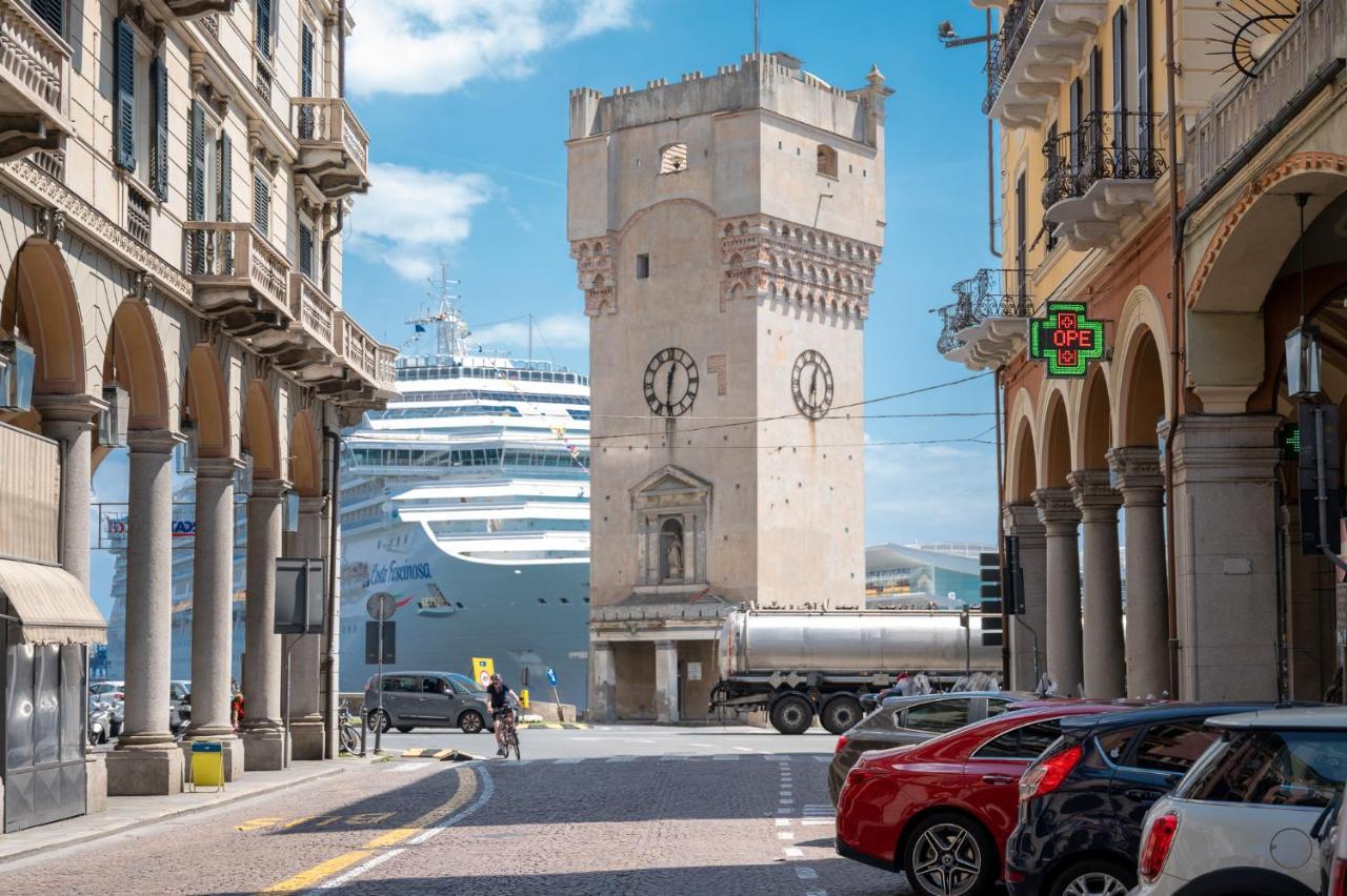 Luxury Savona Cruises At 1 Min Wifi - Free Park Lejlighed Eksteriør billede